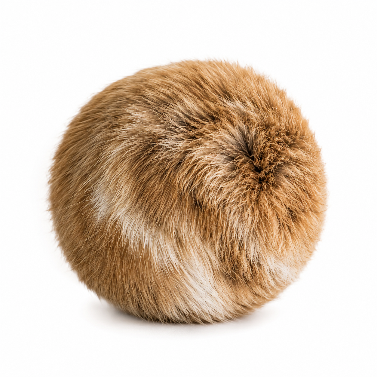 Plush Catnip Ball Interactive Faux Fur Chasing Toy for Indoor Cats