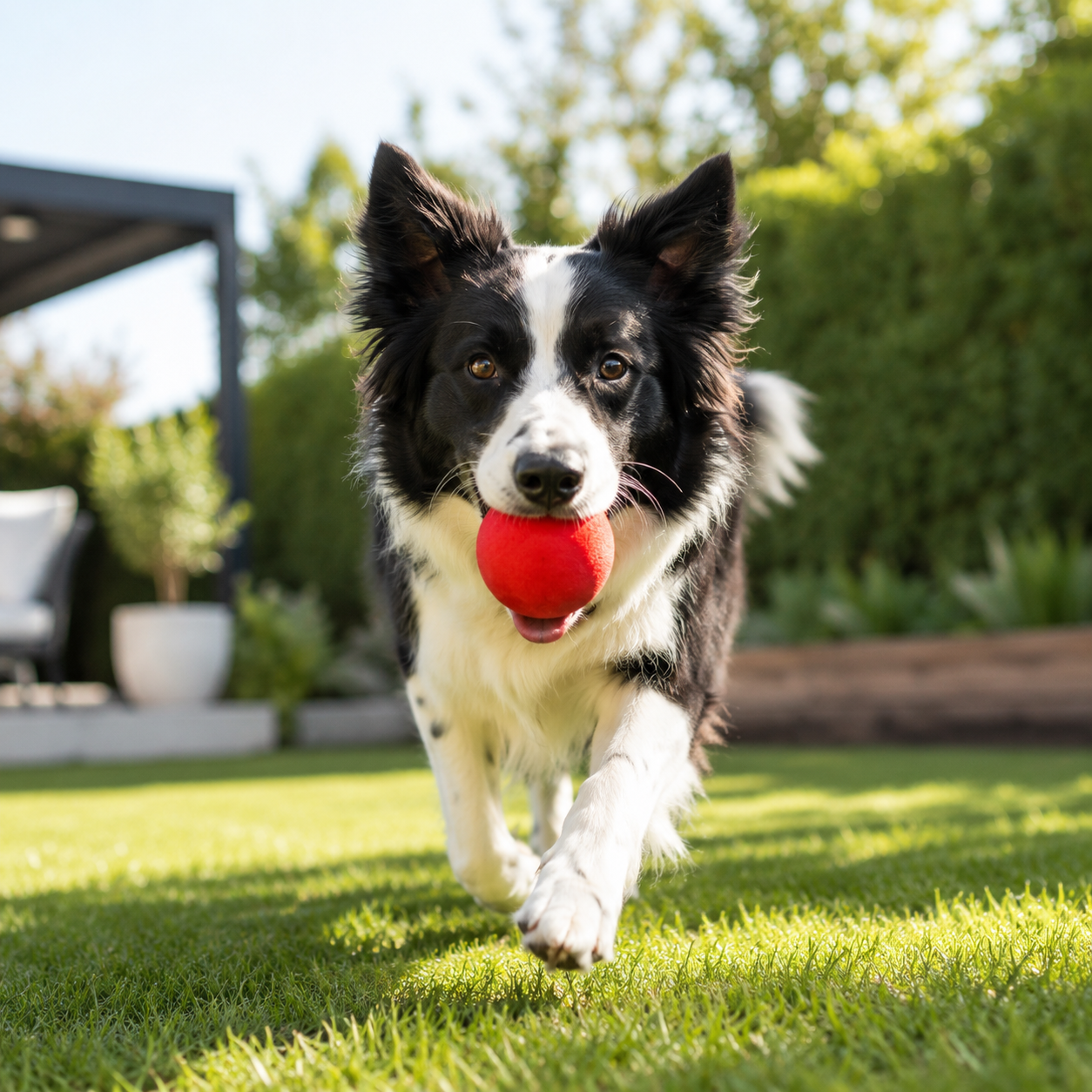 Heavy Duty Rubber Ball Chew Interactive Toy for Dogs