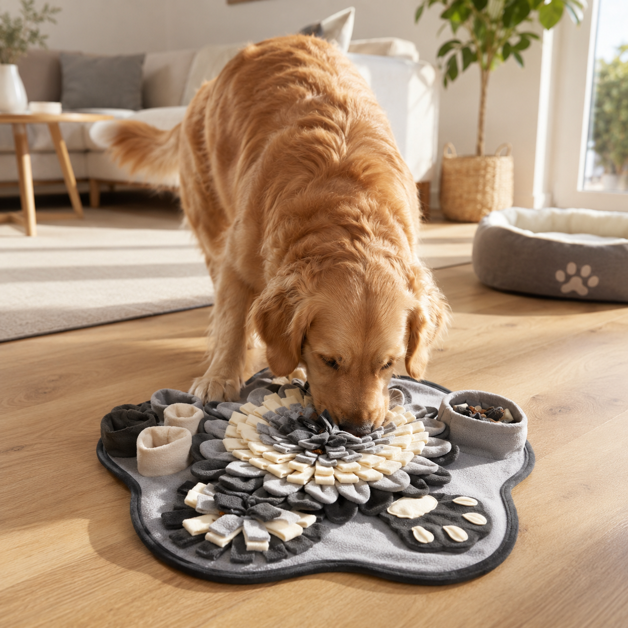 Interactive Snuffle Mat for Dogs Slow Feeder Foraging Training Toy