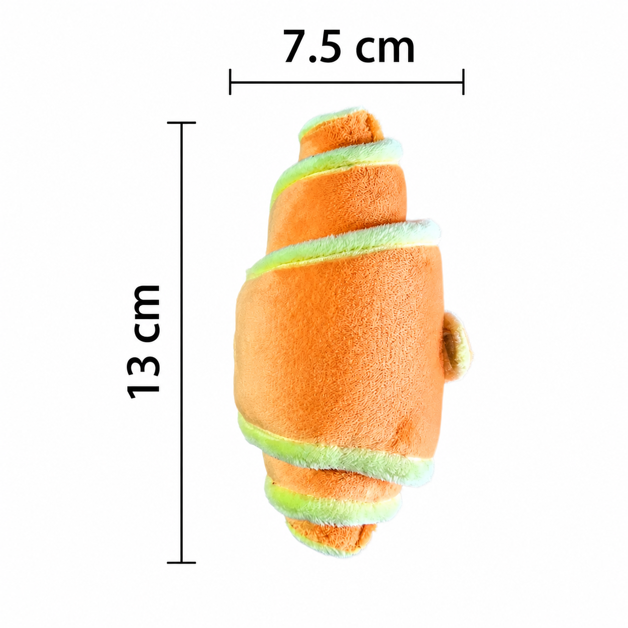 Croissant Hidden Food Snuffle Dog Toy