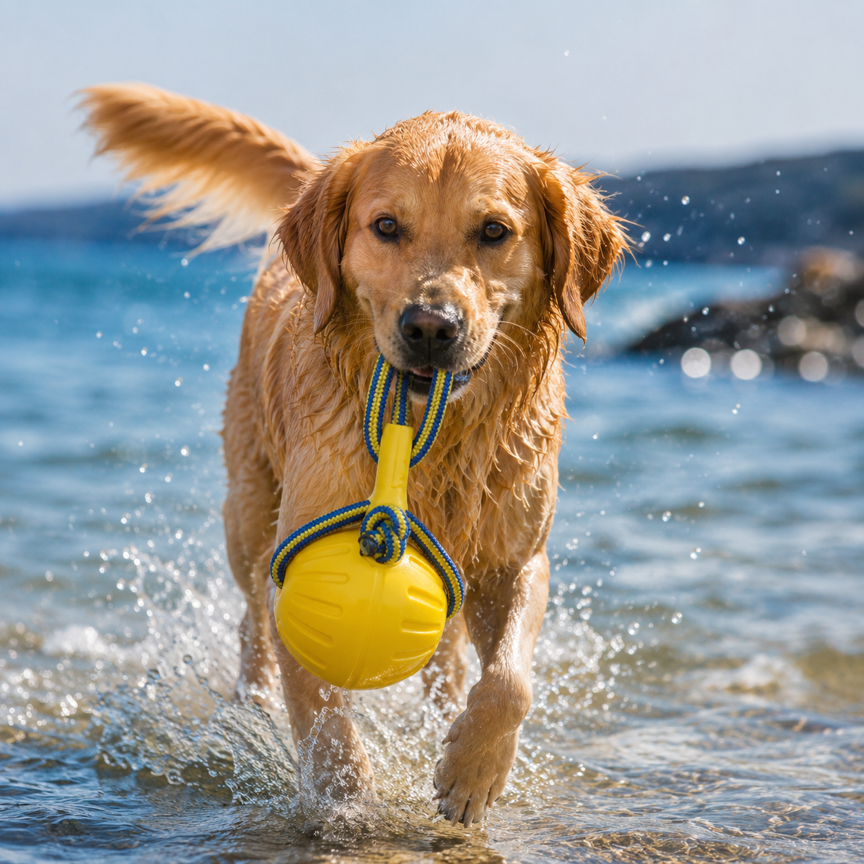 9CM Handheld Ball Dog Toy