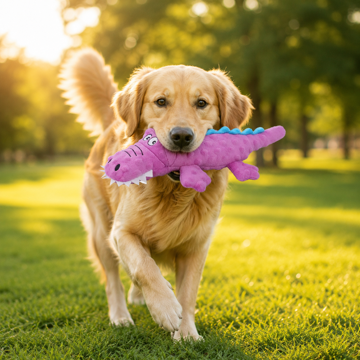 Soft Plush Octopus Squeaky Dog Toy for Interactive Chew and Play