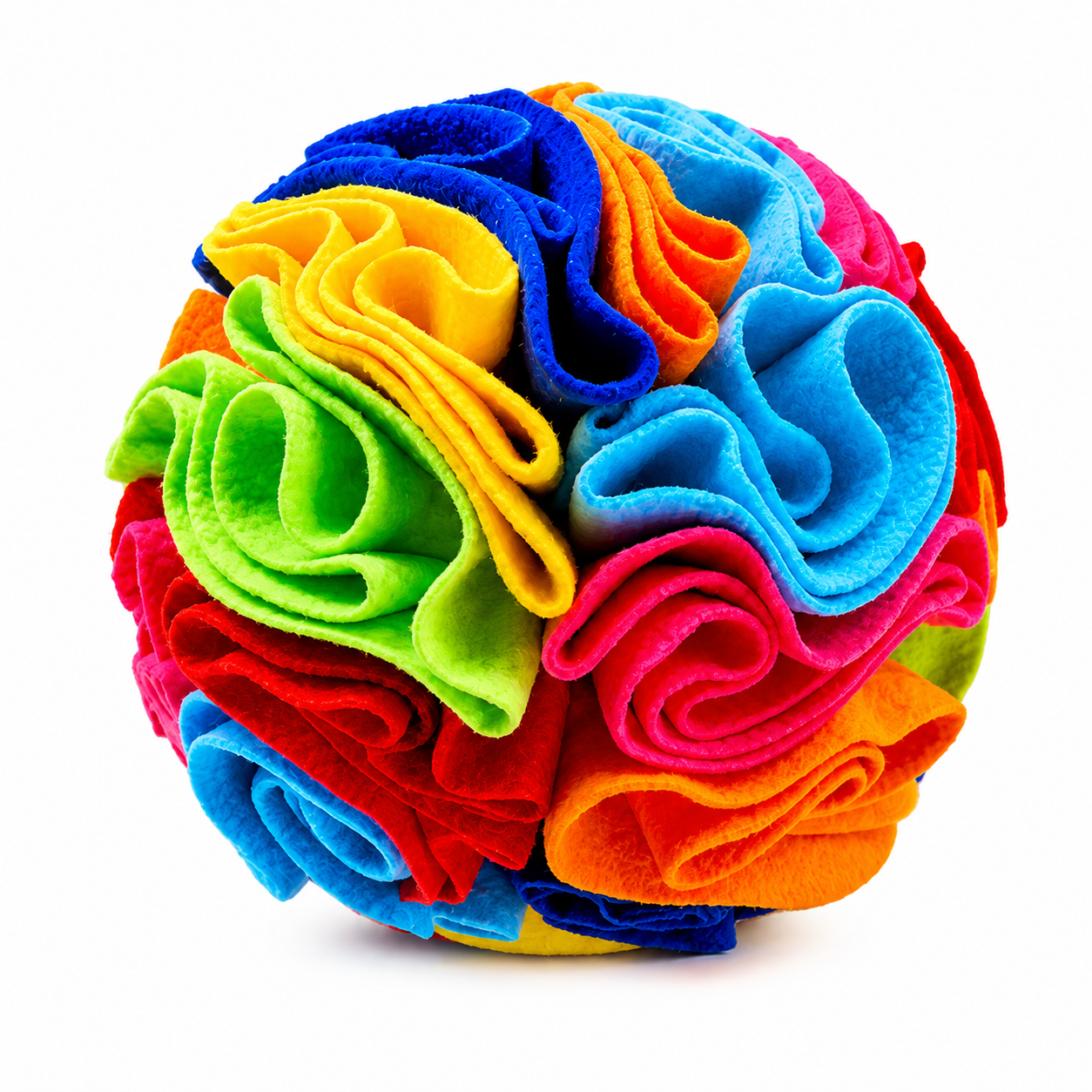 Dog Snuffle Ball Puzzle Treat Hiding Toy for Interactive Play