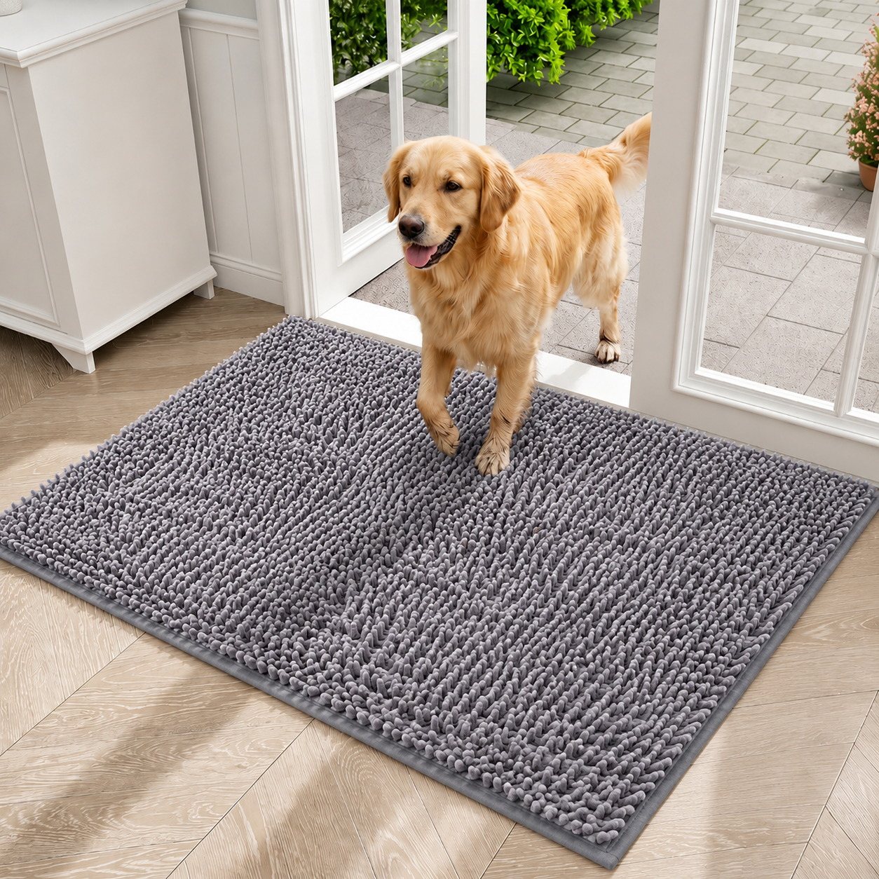 Quick Dry Pet Floor Mat Washable Non Slip Rug for Indoor Entryways