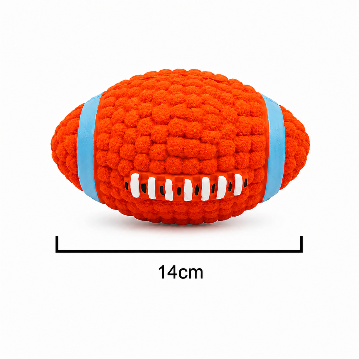 Rugby Dog Toy Ball for Fetch Training and Interactive Play