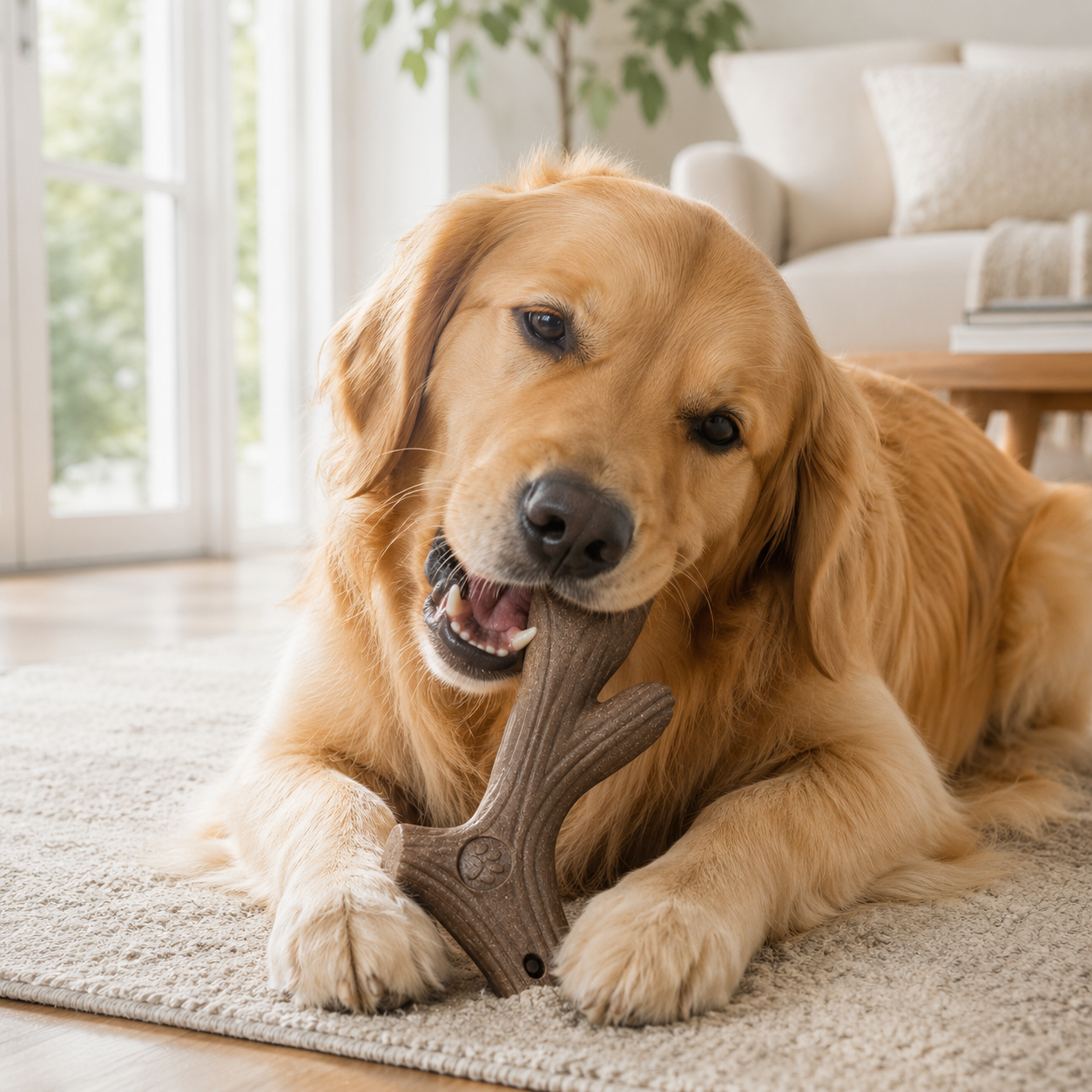 Heavy Duty Dog Chew Toy Bone for Interactive Play and Daily Chewing