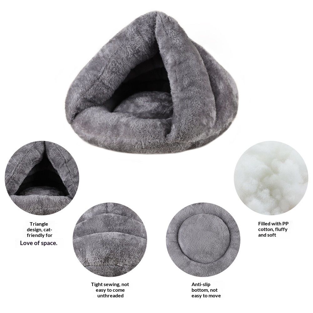 Pet Tent Cave Bed for Cats and Small Dogs