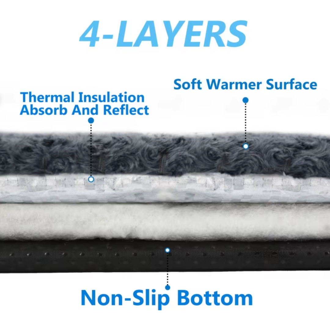 Heat Reflective Pet Pad Non Electric Thermal Mat Anti Slip for Cats and Dogs