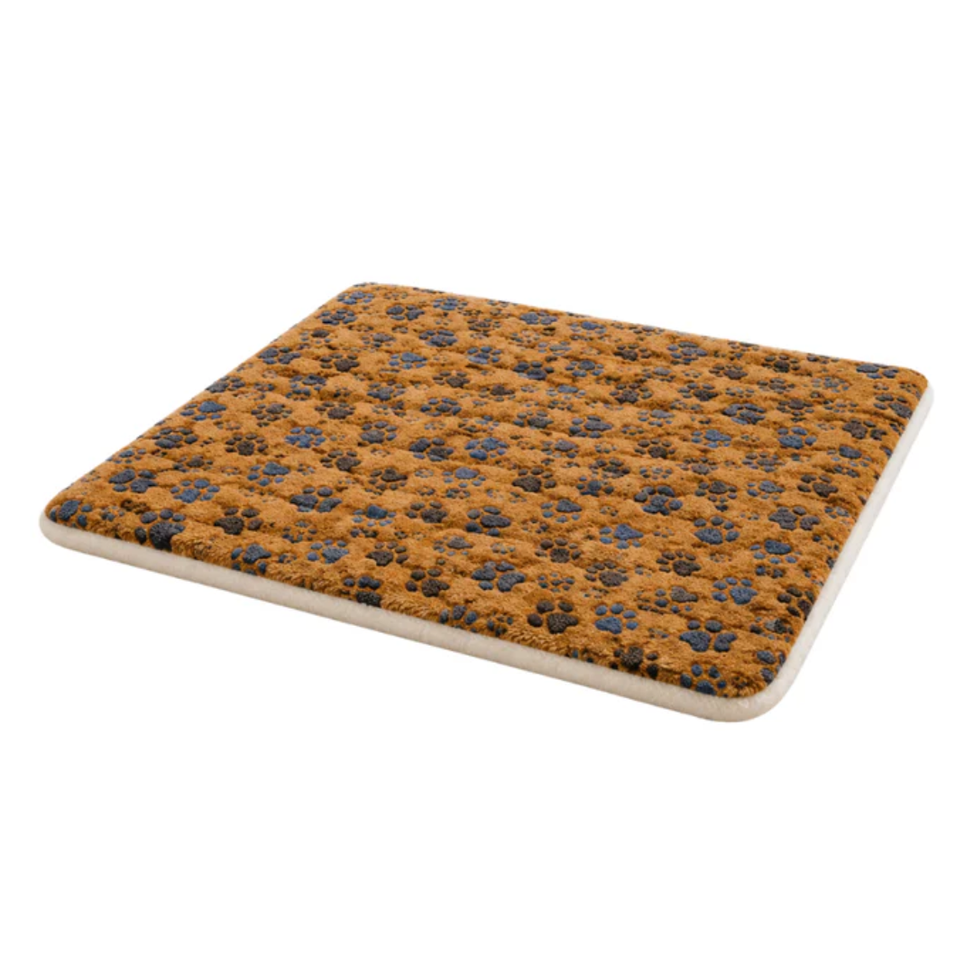 Washable Plush Pet Rug Cushion Mat for Small and Large Dogs - Brown