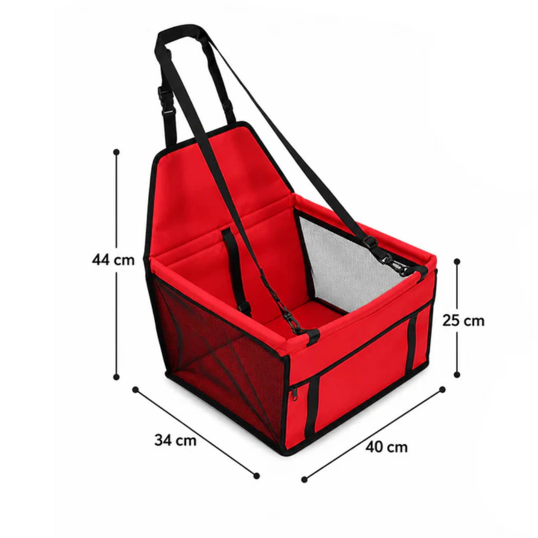 Travel Pet Car Seat for Dogs and Cats - Red