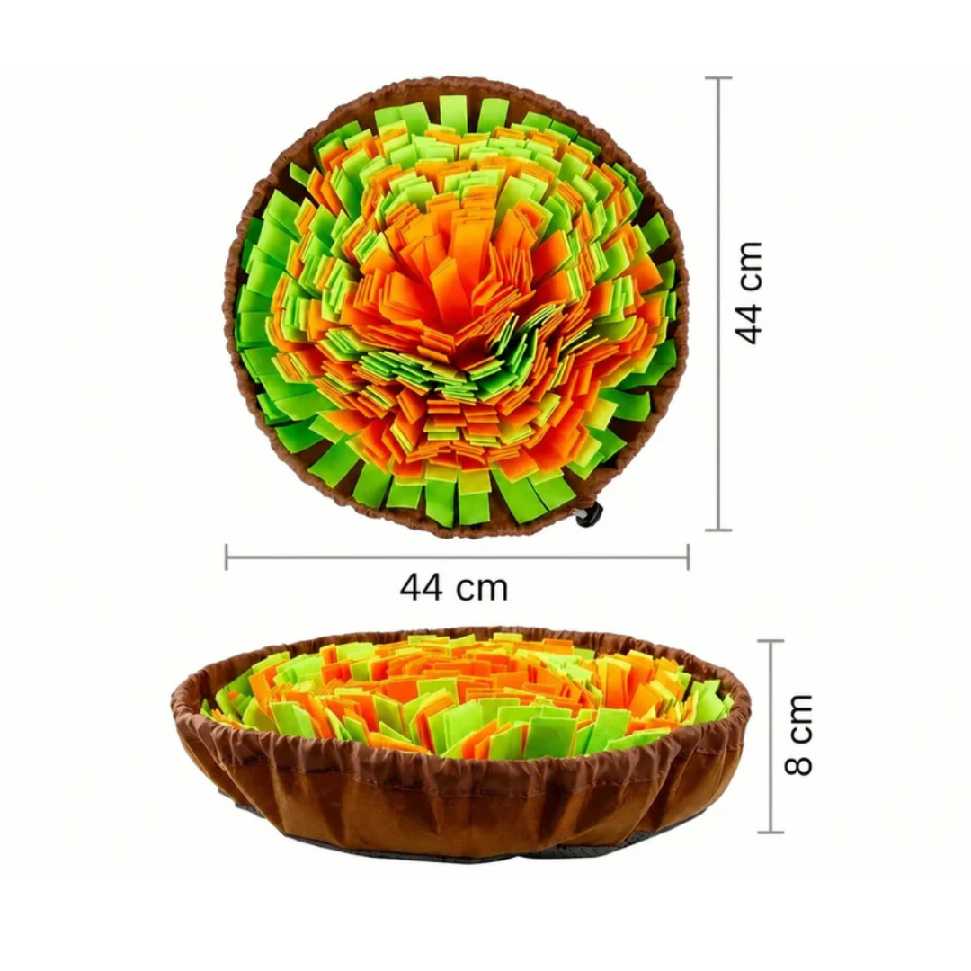 Washable Dog Snuffle Mat Foldable Felt Feeding and Training Toy