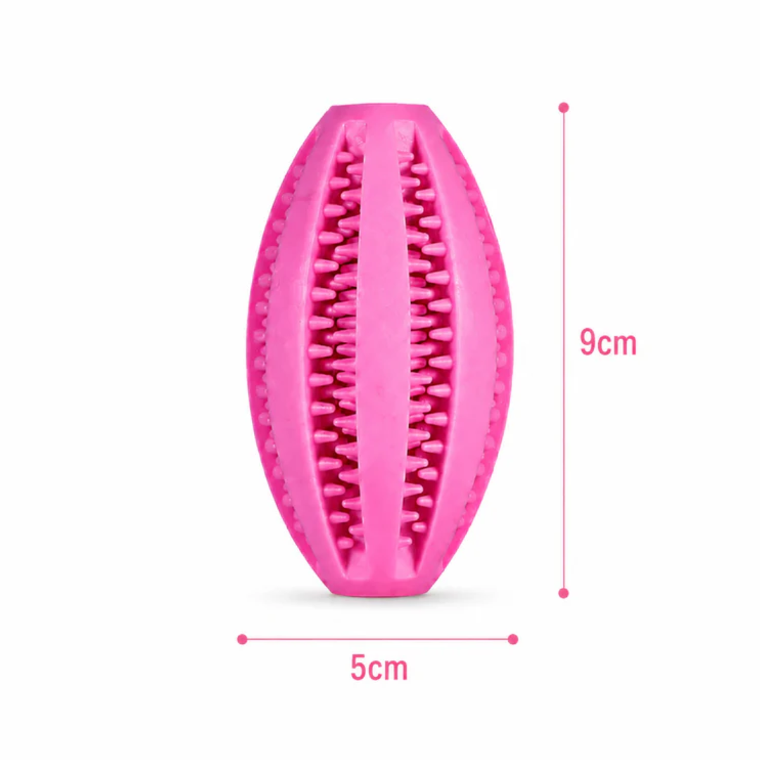 Dog Teeth Cleaning Snack Ball for Small Dogs - Pink