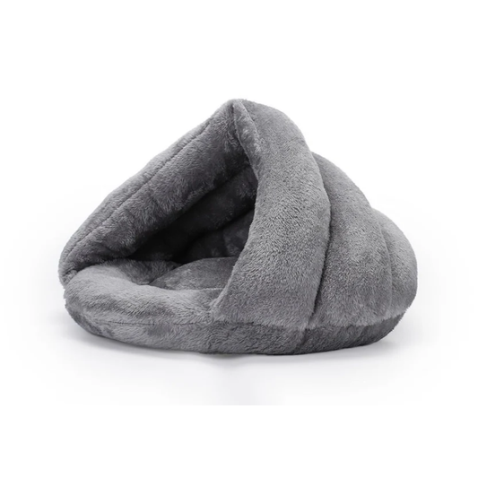 Pet Tent Cave Bed for Cats and Small Dogs - Grey