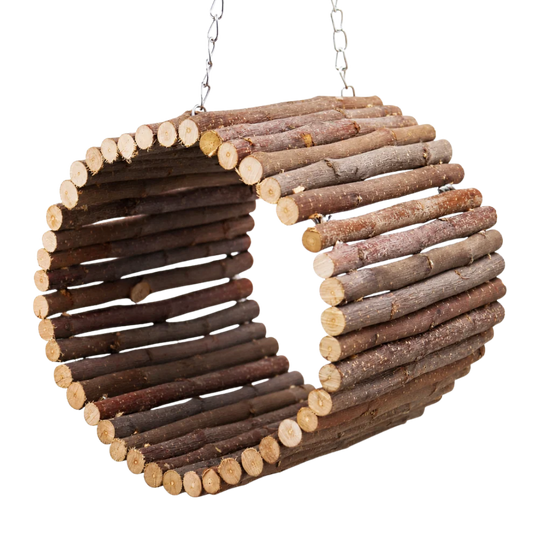 Wood Hanging Bird Perch