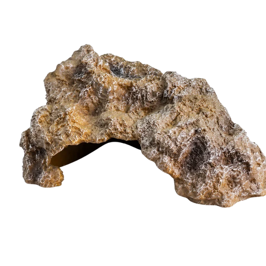 Natural Resin Rock Reptile Hide Cave