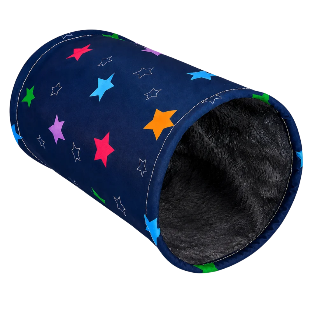Small Animal Play Tunnel with Soft Plush Interior
