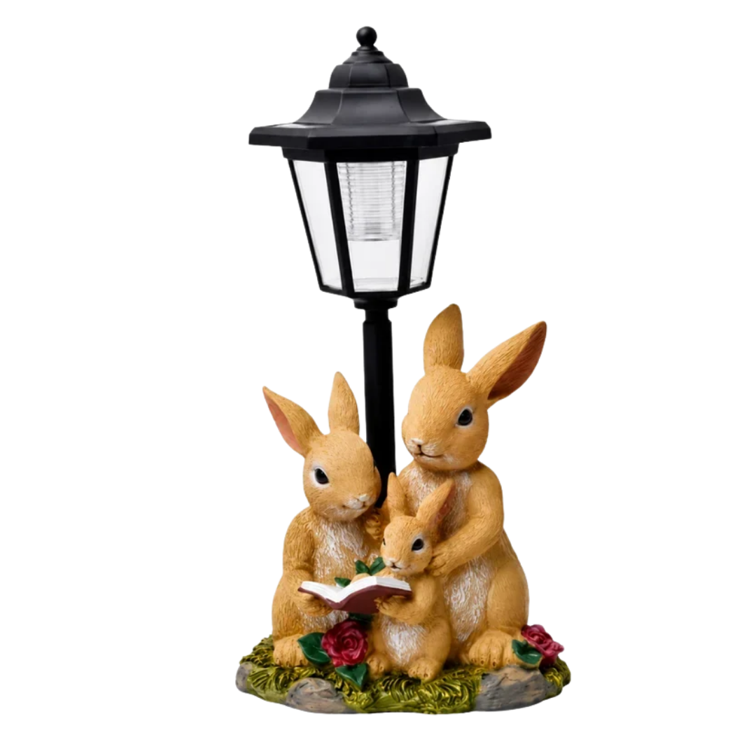 Solar Garden Rabbit Ornament