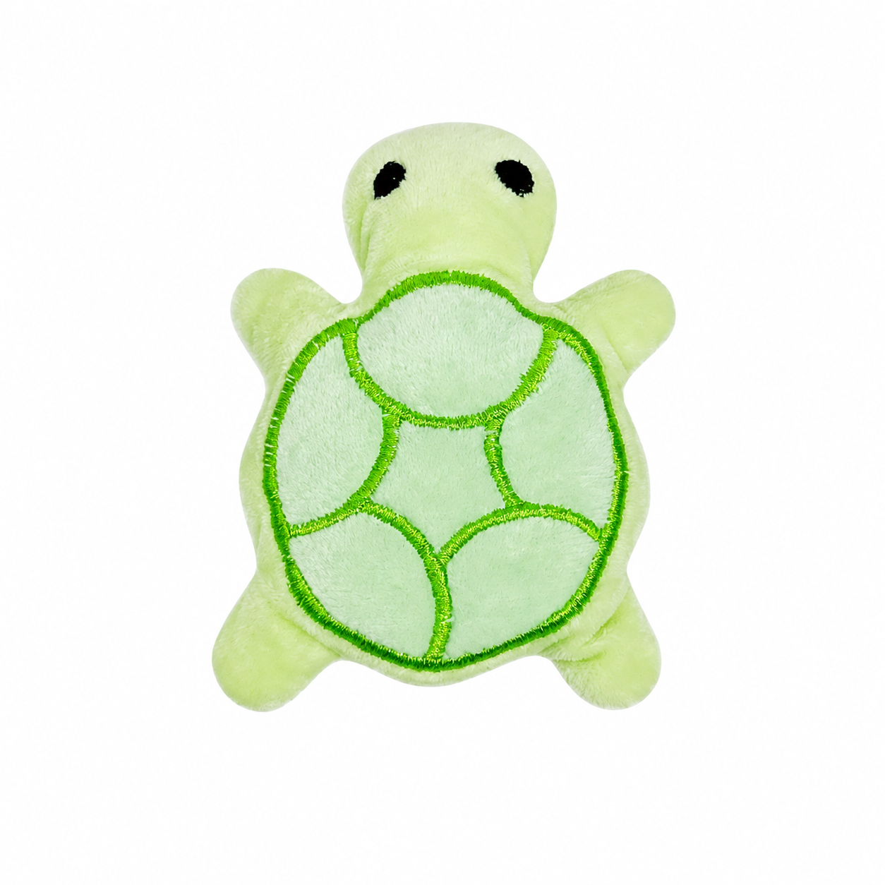 Mini Turtle Plush Dog Toy for Teething Chewing and Interactive Play