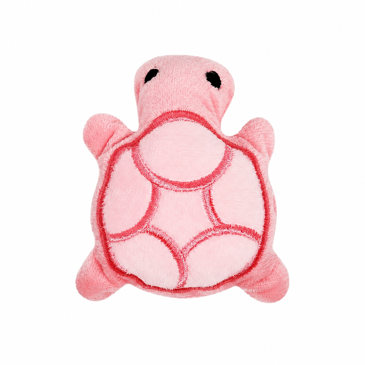 Mini Turtle Plush Dog Toy for Teething Chewing and Interactive Play