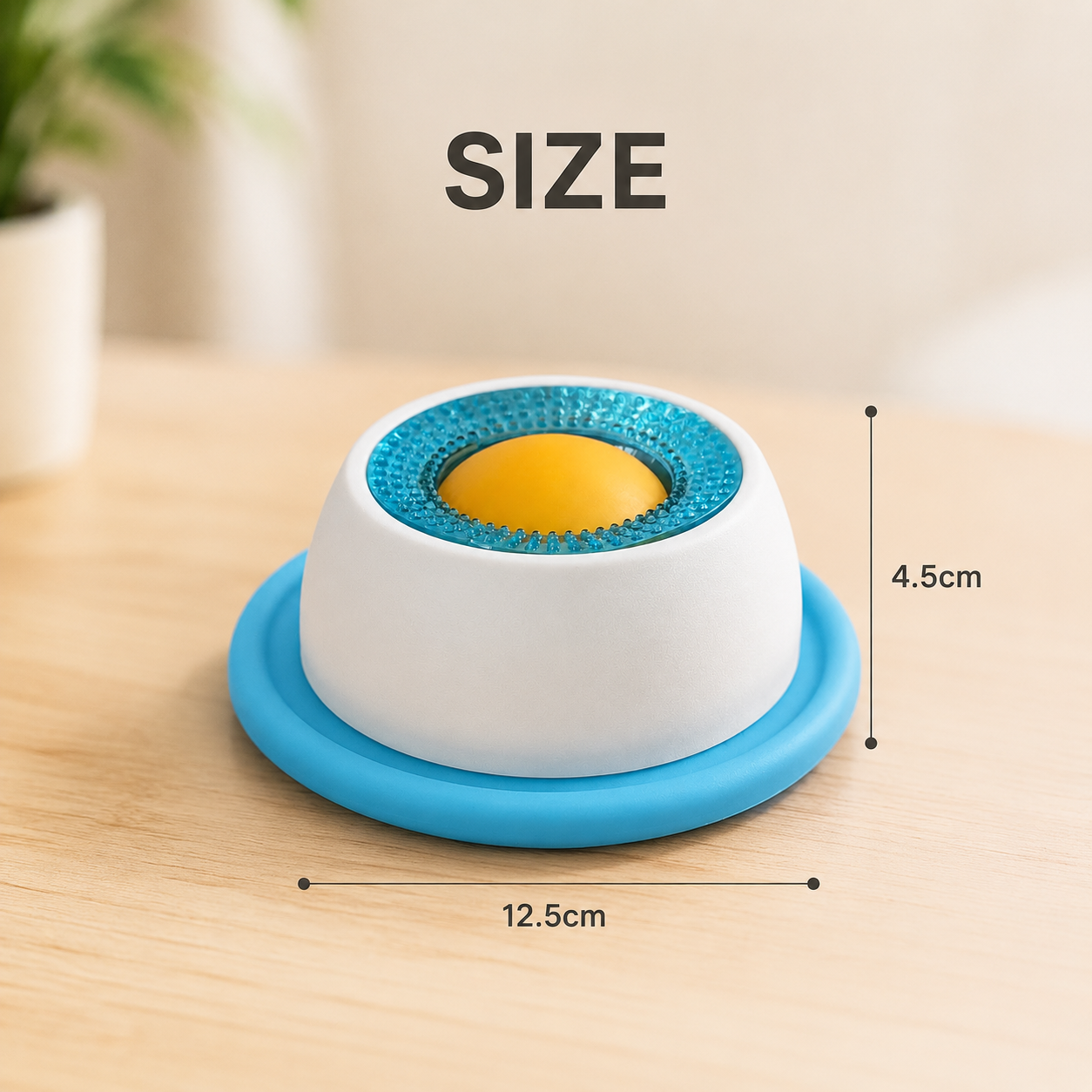 Interactive Pet Slow Feeder Lick Bowl Treat Dispenser for Dogs and Cats