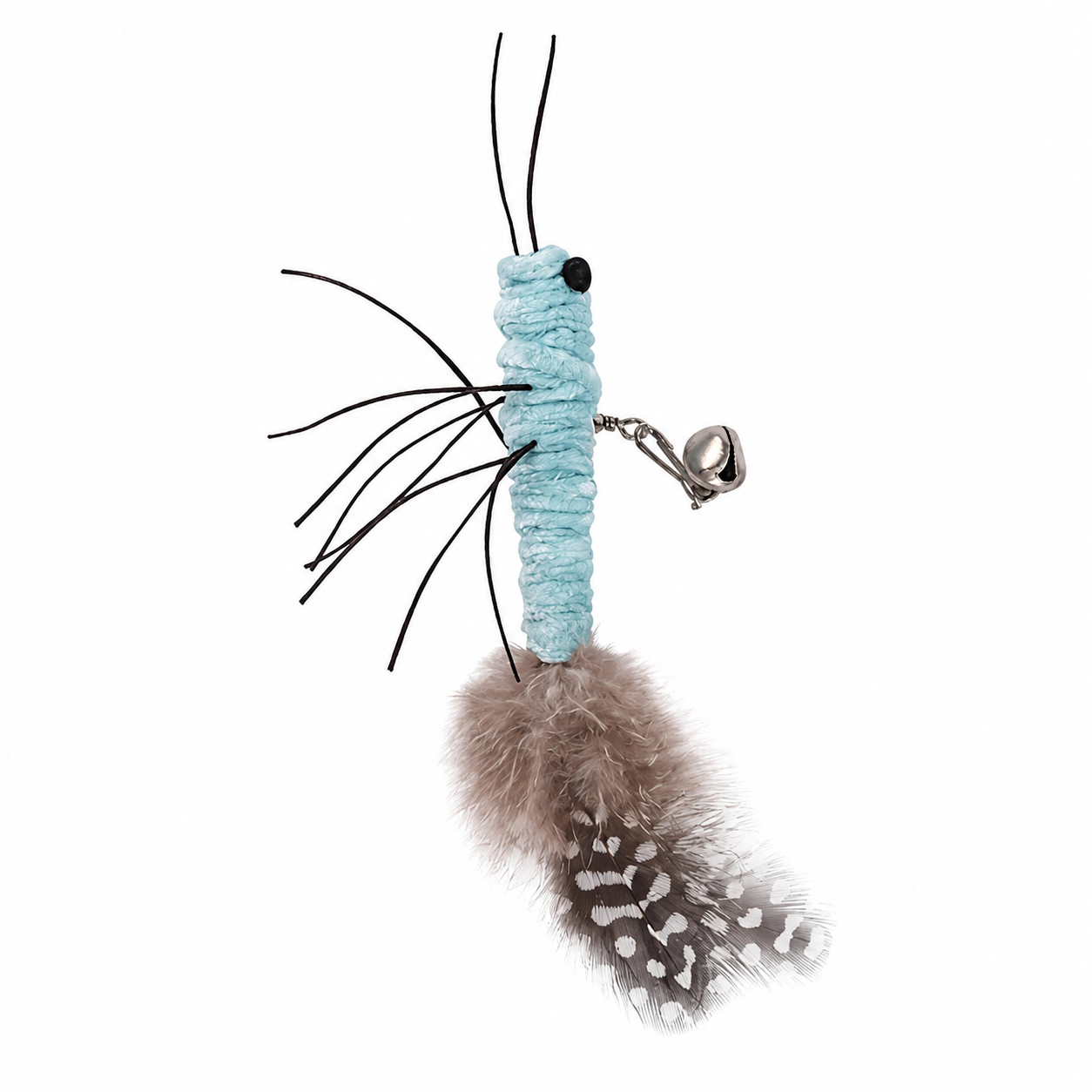 Dragonfly Feather Cat Toy Replacement Head Interactive Teaser Attachment for Cats