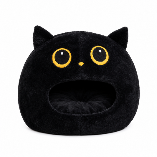 Cat-Shaped Cave Bed